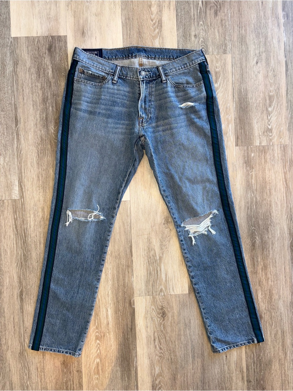 Abercrombie & Fitch Langdon Slim Stretch Jeans Men's Blue Jeans Waist 32 L30